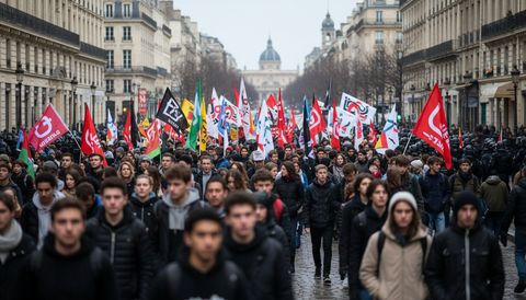 France Braces for National Protests After Student Injuries, Mass Arrests Over Education