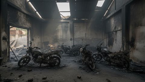 Nagpur Garage Fire Destroys Vehicles, Former Employee Suspected of Arson