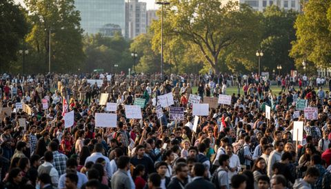 Protests Intensify Against CEC Gyanesh Kumar Across India; Hundreds Detained