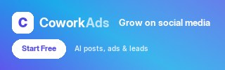 CoworkAds - we grow your business on social media, on autopilot. AI-built posts, Meta ads and WhatsApp leads from Rs 4,999/month.